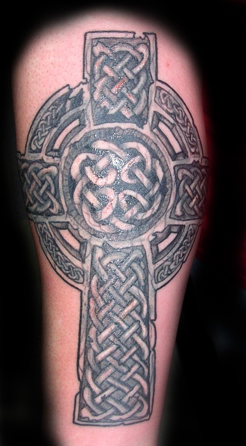 tattoo celtic cross. The Celtic Cross Tattoo is a