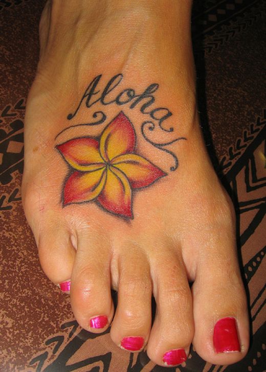 flowers tattoos stamp