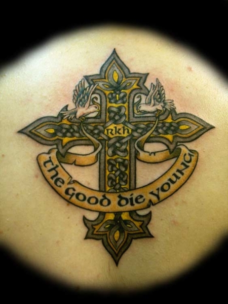 Modern Celtic Tribal Tattoo 